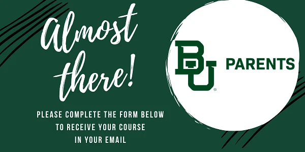 Cover image for Baylor Parent Survival Course